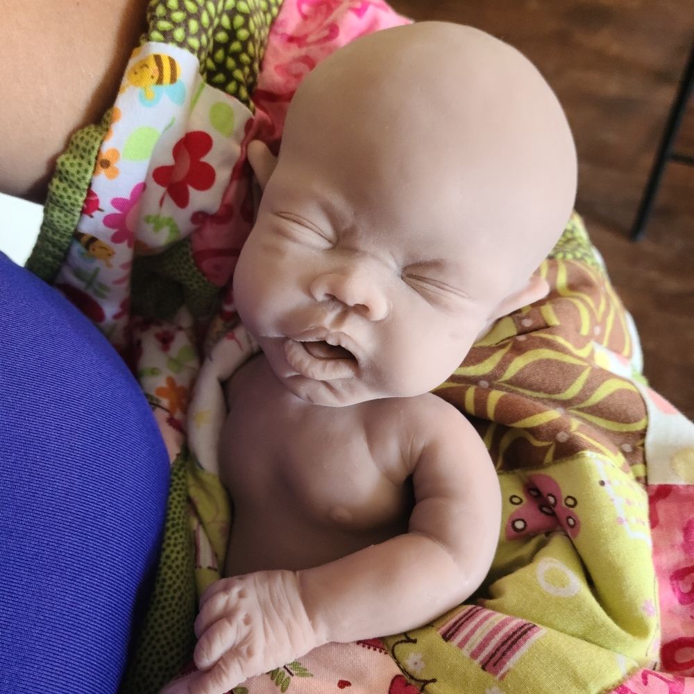 Meadow full-body silicone baby doll kit